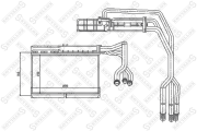 радиатор печки BMW E34 1.8-4.0/2.4TD/2.5TD 88-97