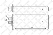 радиатор печки VW Caddy, Skoda Felicia 1.3/1.6 96-01