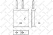 радиатор печки Mazda 626 1.8-2.0i/2.2 12V/2.5 24V 87-97