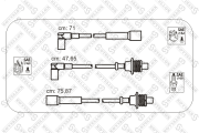 к-кт проводов Citroen BX, Peugeot 405/205/309 1.5/1.6/1.9 