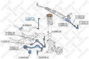 тяга стабилизатора переднего левая BMW E87/E90/E91 all 