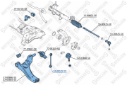 тяга стабилизатора переднего Ford Tourneo/Transit Connect all 