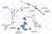 тяга стабилизатора переднего Mini Cooper/One all 01