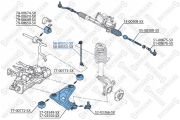 тяга стабилизатора переднего левая Peugeot 207 all 