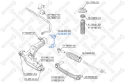 тяга стабилизатора переднего правая Nissan Primera P12E all 