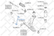 тяга стабилизатора переднего левая KIA Picanto 