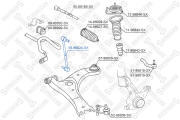 тяга стабилизатора переднего Toyota Avensis /Corolla 