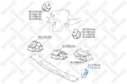 подушка раздатки Mitsubishi Pajero II V14W-V55W 91-04