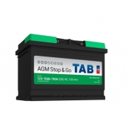 Аккумулятор TAB AGM Stop&Go 70Ач 760А обратная/п.