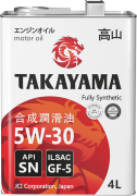 Моторное масло TAKAYAMA синтетика 4л