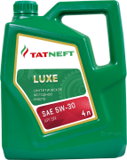 Моторное масло TATNEFT LUXE SAE 5W-30 синтетика 4л