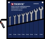 Набор ключей гаечных комбинированных трещоточных в сумке, 8-19 мм, 8 предметов