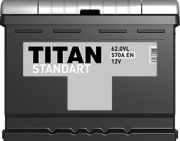 Аккумулятор TITAN STANDART 62Ач 570А обратная/п.