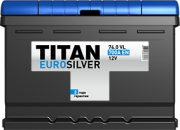 Аккумулятор TITAN Eurosilver 74Ач 700А обратная/п.