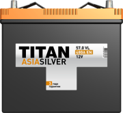 Аккумулятор TITAN ASIASILVER 57Ач 500А обратная/п.