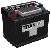 Аккумулятор TITAN 62Ач 570А прямая/п.