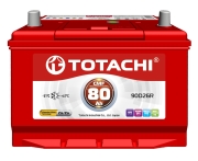 Аккумулятор TOTACHI CMF 80R 90D26R 80Ач 630А прямая/п.