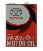 Моторное масло TOYOTA ENGINE OIL 5W-20 синтетика 4л