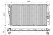 735 454 Радиатор BMW F20/F21/F30/F31 1.6-3.0/2.0D/2.5D 10-