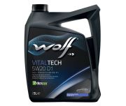 Моторное масло Wolf VITALTECH 5W20 D1 5л
