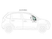 Стекло форточки (уголок) переднее правое CITROEN C3 10- 5D HBK