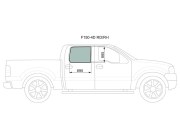 Стекло заднее правое опускное FORD F150/250/350 4D 03-