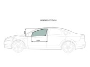 Стекло переднее левое опускное FORD MONDEO 4D SED/5D LBK 10/2007-