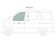 Стекло переднее левое опускное DAIHATSU Hijet/Atrai7/Extol/TOYOTASpark VAN 1999-