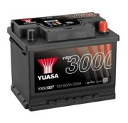 Аккумулятор YUASA YBX 3000 62Ач 550А обратная/п.