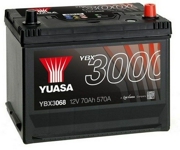 Аккумулятор YUASA YBX 3000 72Ач 630А обратная/п.