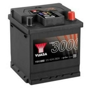Аккумулятор YUASA YBX 3000 42Ач 390А обратная/п.
