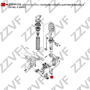 ПЫЛЬНИК ОПОРЫ ШАРОВОЙ MAZDA 3 (03-06), 5 (05-07)