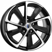 Диск литой КИК 8x18R 5/114,3 Алмаз черный