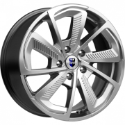 Диск литой КИК 8x18R 5/114,3 Дарк платинум