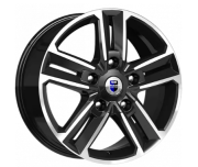 Диск литой КИК 8x18R 5/114,3 Алмаз чёрный