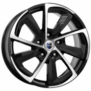 Диск литой КИК 8x18R 5/114,3 Дарк платинум